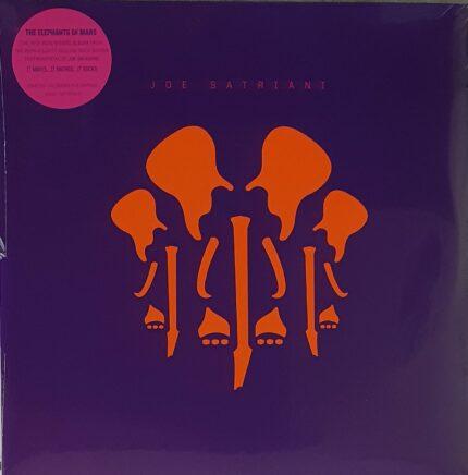 double vinyle joe satriani the elephants of mars edition limitée orange recto