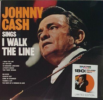 vinyle johnny cash sings I walk the line recto