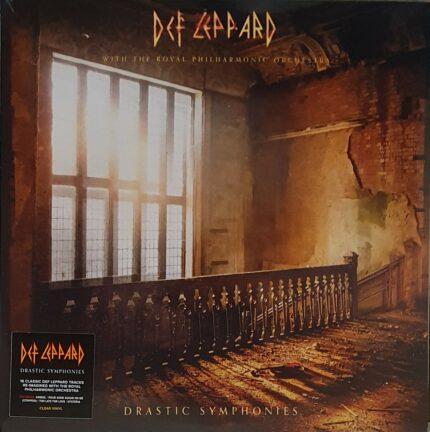 vinyle def leppard drastic symphonies édition limitée transparent recto