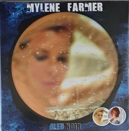 vinyle mylene farmer bleu noir picture disc recto