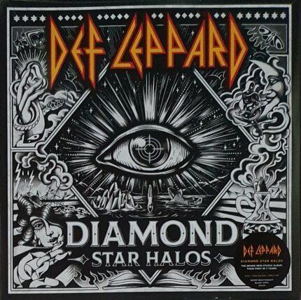 vinyle def leppard diamonds star halos recto