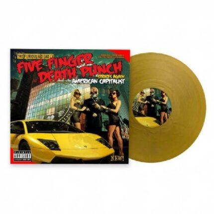 vinyle doré five finger death punch american capitalist