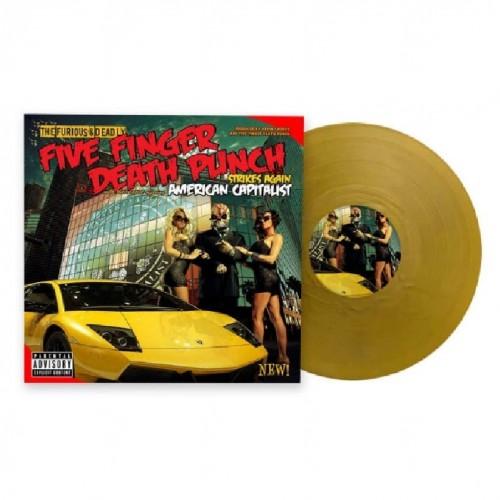 vinyle-or-five-finger-death-punch-american-capitalist-kilm-music vinyle doré five finger death punch american capitalist