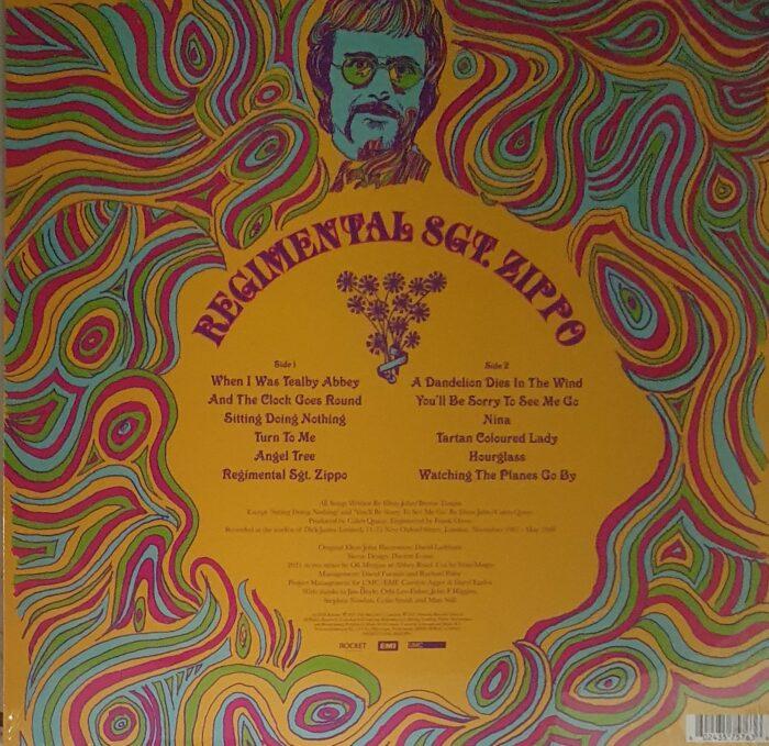 vinyle elton john regimental sgt zippo verso