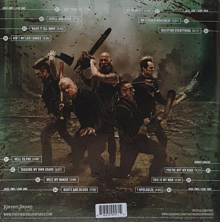 vinyle five finger death punch got your six verso