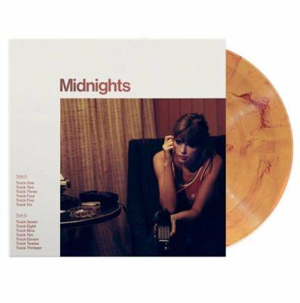 vinyle orange marbré taylor swift midnights