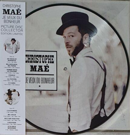 christophe maé je veux du bonheur picture disc recto
