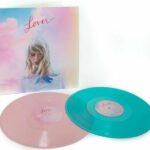 vinyle rose et bleu taylor swift recto