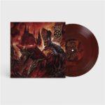 vinyle rouge & noir marbré mystic circle