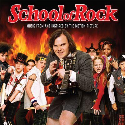 vinyle multi interpretes school of rock orange recto