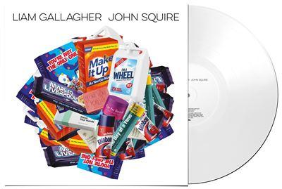 vinyle liam gallagher & john squire recto blanc