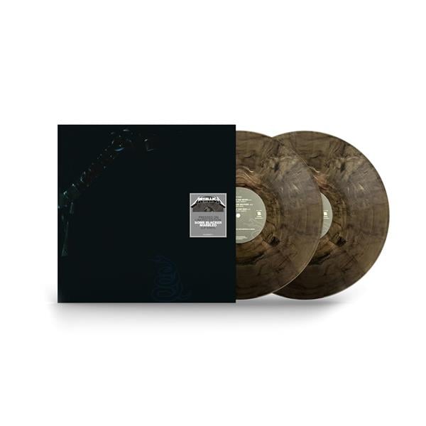 vinyle metallica black album couleur 2024 recto
