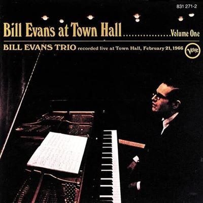 vinyle bill evans trio at town hall volume one recto