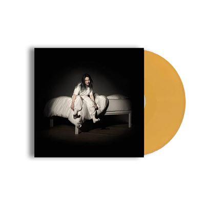 vinyle billie eilish when we all fall asleep vinyle jaune recto