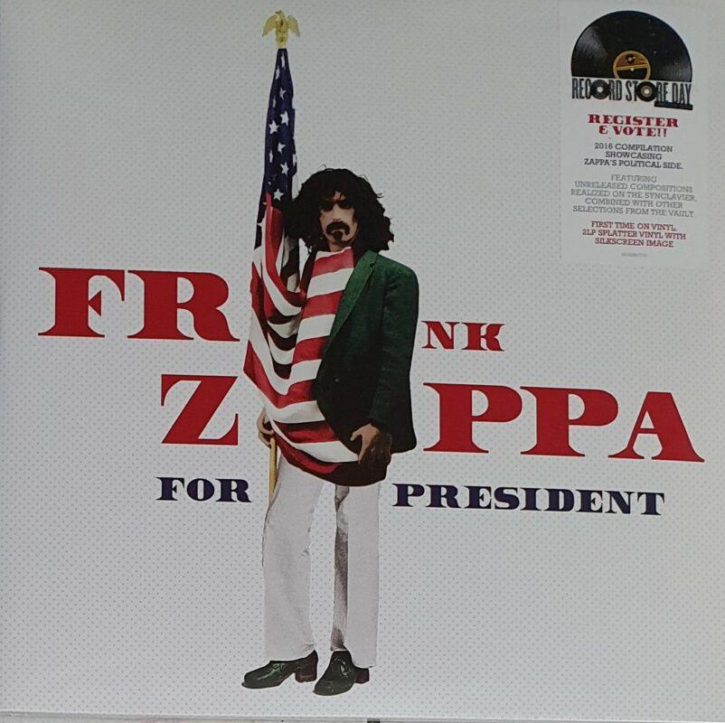 vinyle frank zappa for president RSD 2024 recto