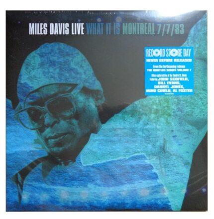 VINYLE MILES DAVIS LIVE MONTREAL 7/7/83 RECTO