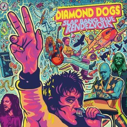 pochette vinyle diamond dogs slap bang blue rendezvous