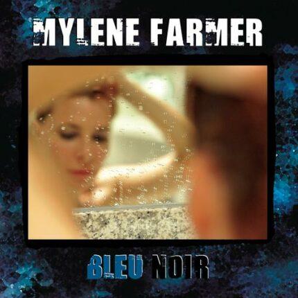 pochette recto vinyle mylène farmer bleu noir