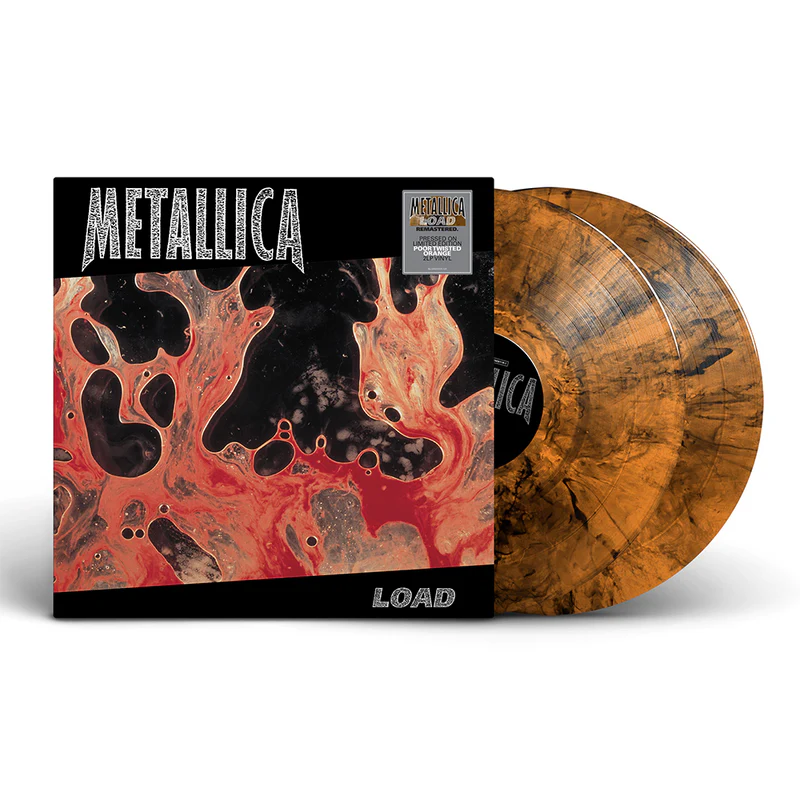 vinyle orange metallica load