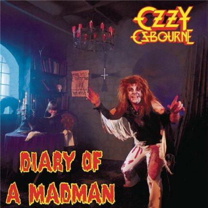 vinyle rouge et noir swirl ozzy osbourne diary of a madman