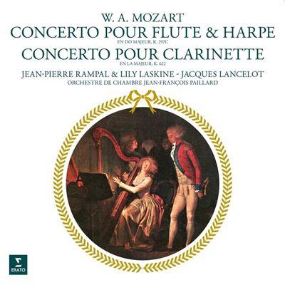vinyle jp rampal lily laskine jacques lancelot - mozart concerto pour flute et harpe