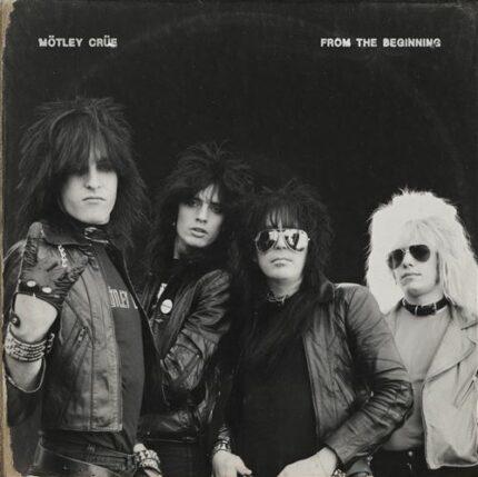 vinyle noir marbré motley crüe from the beginning