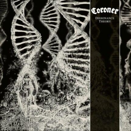 vinyle blanc crème & noir marbré coroner dissonance theory