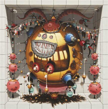 vinyle blanc orbital optical delusion