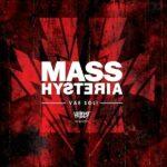 vinyle rouge et noir splatter mass hysteria vae soli hellfest 2024