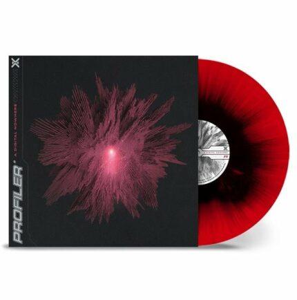 vinyle rouge et noir splatter profiler a digital nowhere