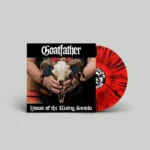 vinyle rouge et noir splatter goatfather house of the rising smoke