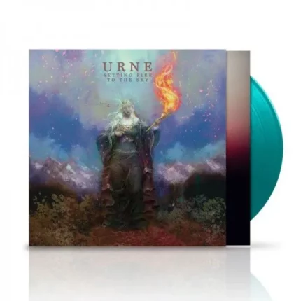 vinyle turquoise urne setting fire to the sky