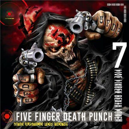 vinyle blanc five finger death punch and justice for none