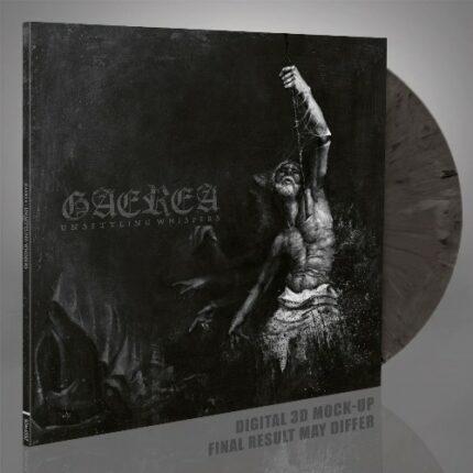 vinyle argent noir marbré gaerea unsettling whispers