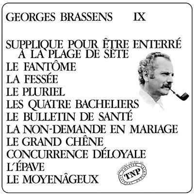 vinyle georges brassens supplique pour un être enterré à la plage de sète