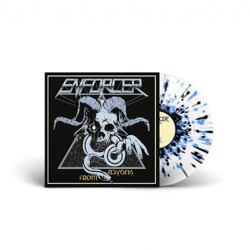 vinyle transparent noir bleu splatter enforcer from beyond