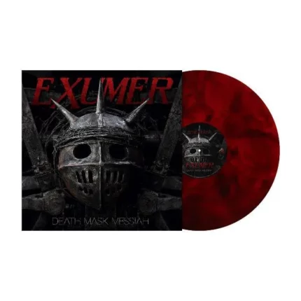 vinyle rouge & noir marbré exumer death mask messiah