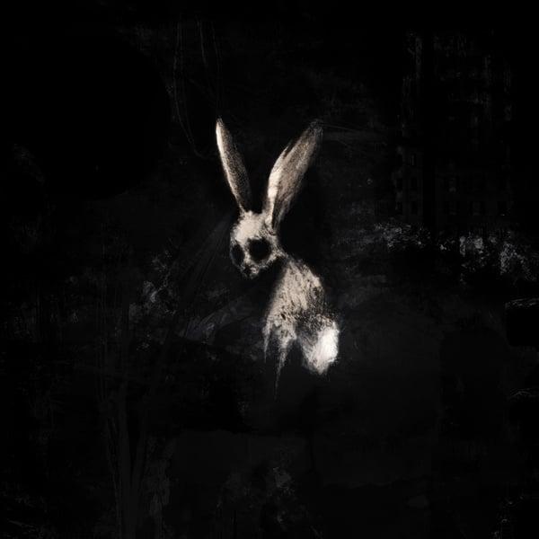 vinyle rose néon ghostkid follow the white rabbit