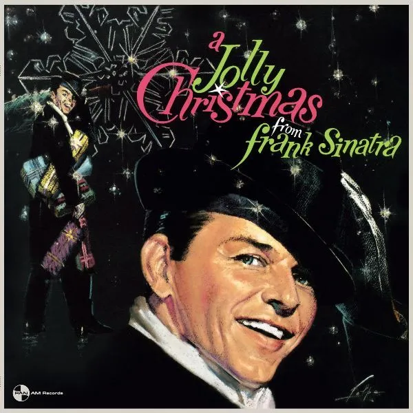 vinyle rouge a jolly christmas from frank sinatra
