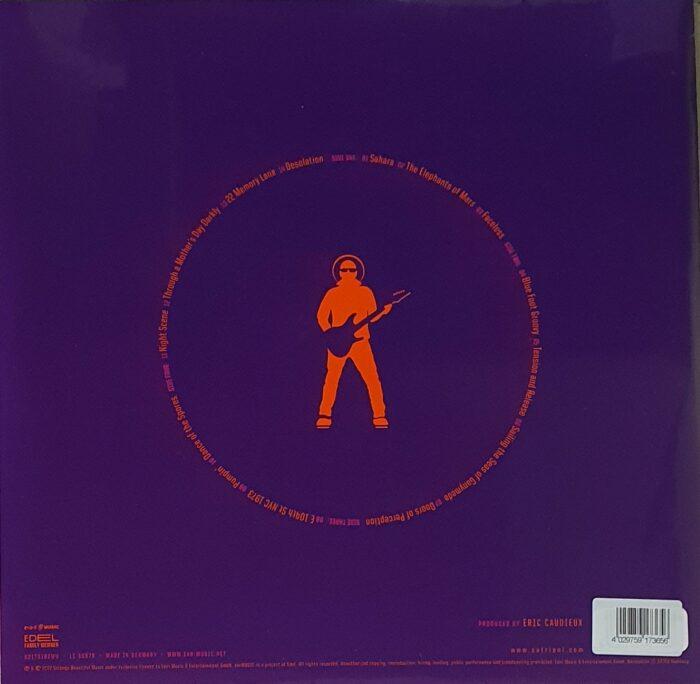 double vinyle joe satriani the elephants of mars edition limitée orange verso