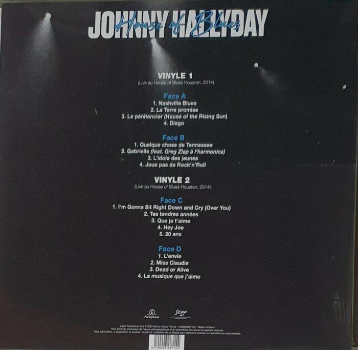 double vinyle johnny hallyday live house of blues houston verso