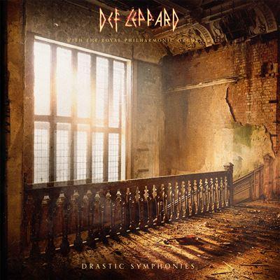 pochette recto vinyel transparent def leppard drastic symphonies
