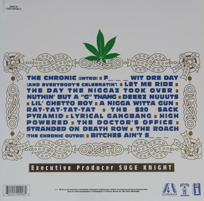vinyle dr. Dre the chronic verso