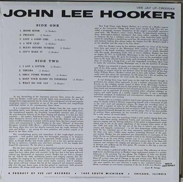 vinyle john lee hooker burnin édition 60ème anniversaire versol