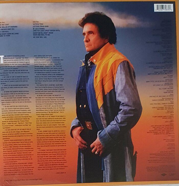 vinyle johnny cash is coming to town verso