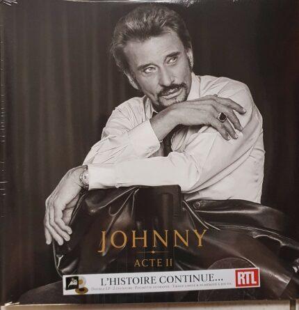 double vinyle johnny hallyday acte II édition limitée recto