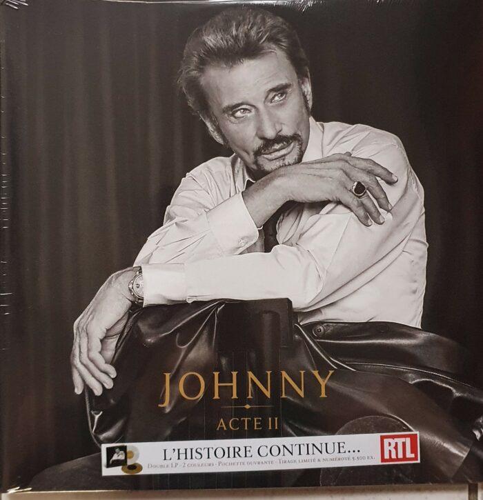 double vinyle johnny hallyday acte II édition limitée recto