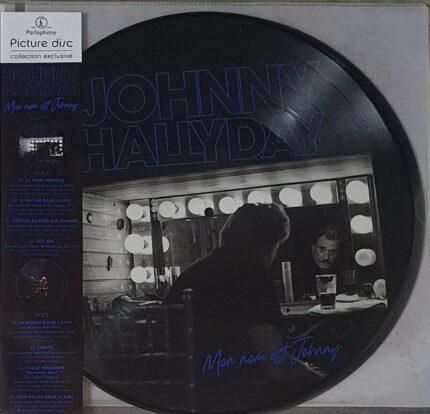 vinyle johnny hallyday mon nom est johnny picture disc recto