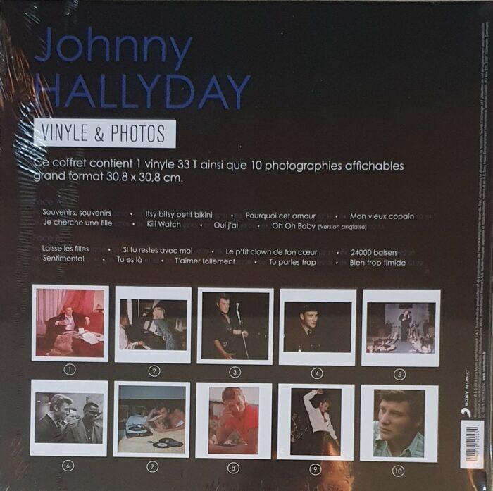 johnny hallyday vinyle et photos verso