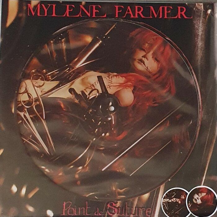 vinyle mylene farmer point de suture picture disc recto